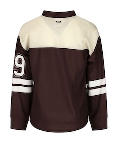 Meisjes longsleeve bruin