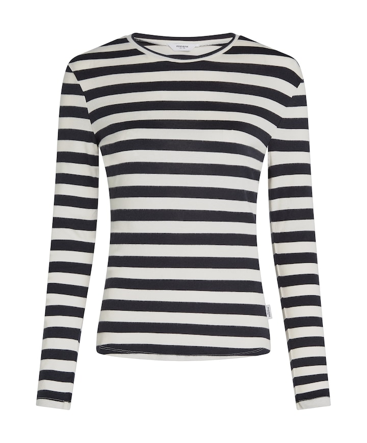 Dames longsleeve blauw