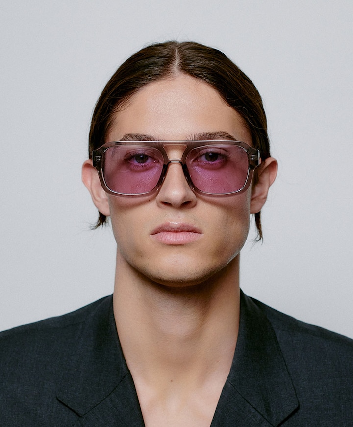 Uniseks zonnebril grijs