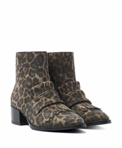 Rose Hannah dames enkellaarzen bruin