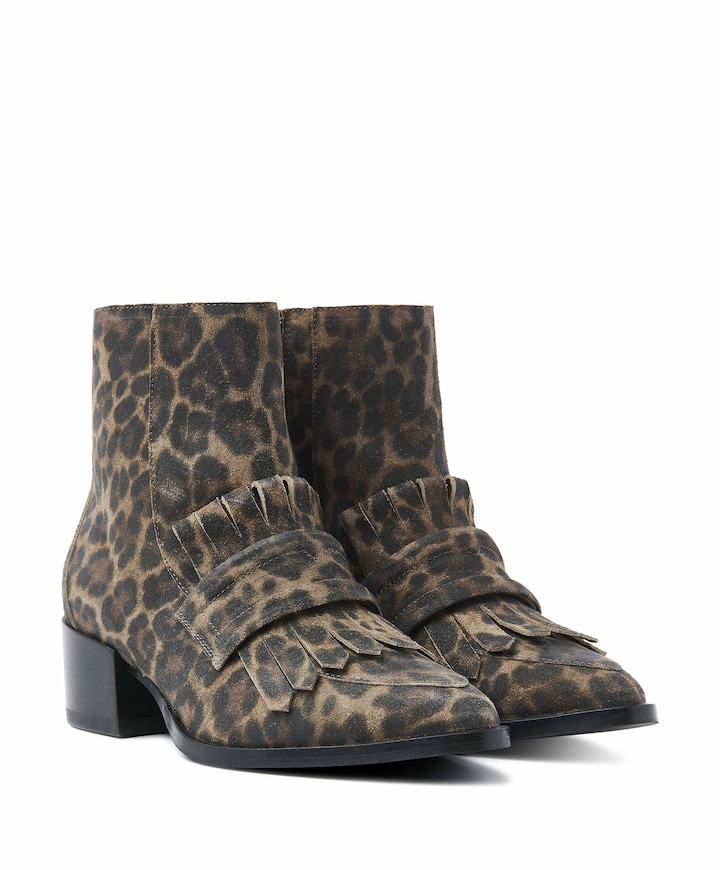 Rose Hannah dames enkellaarzen bruin