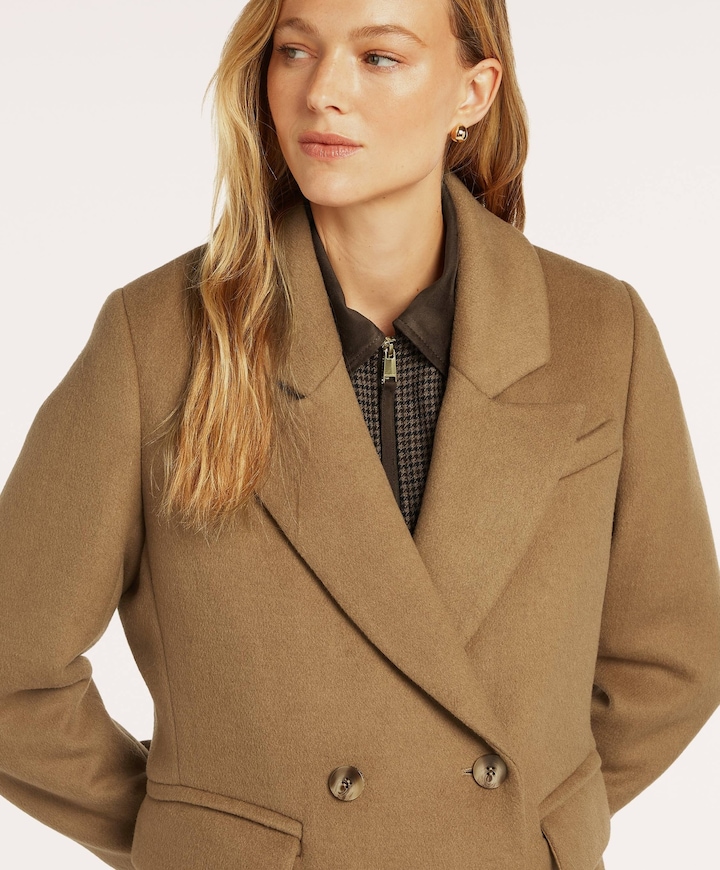 Dames jas beige