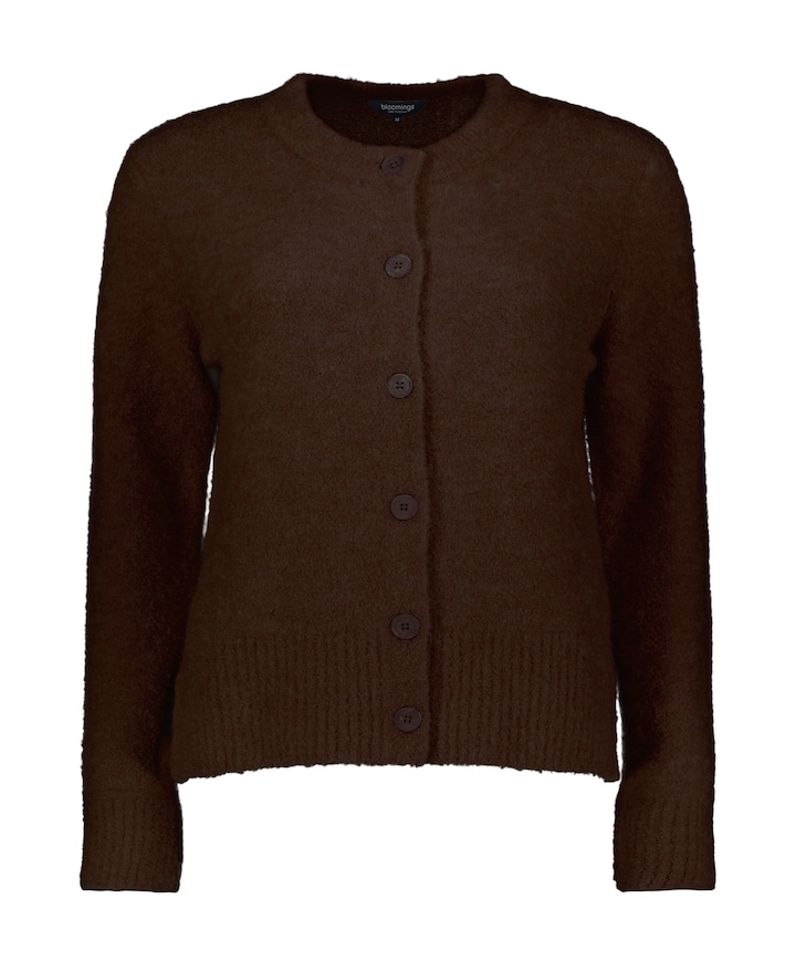 Dames vest bruin