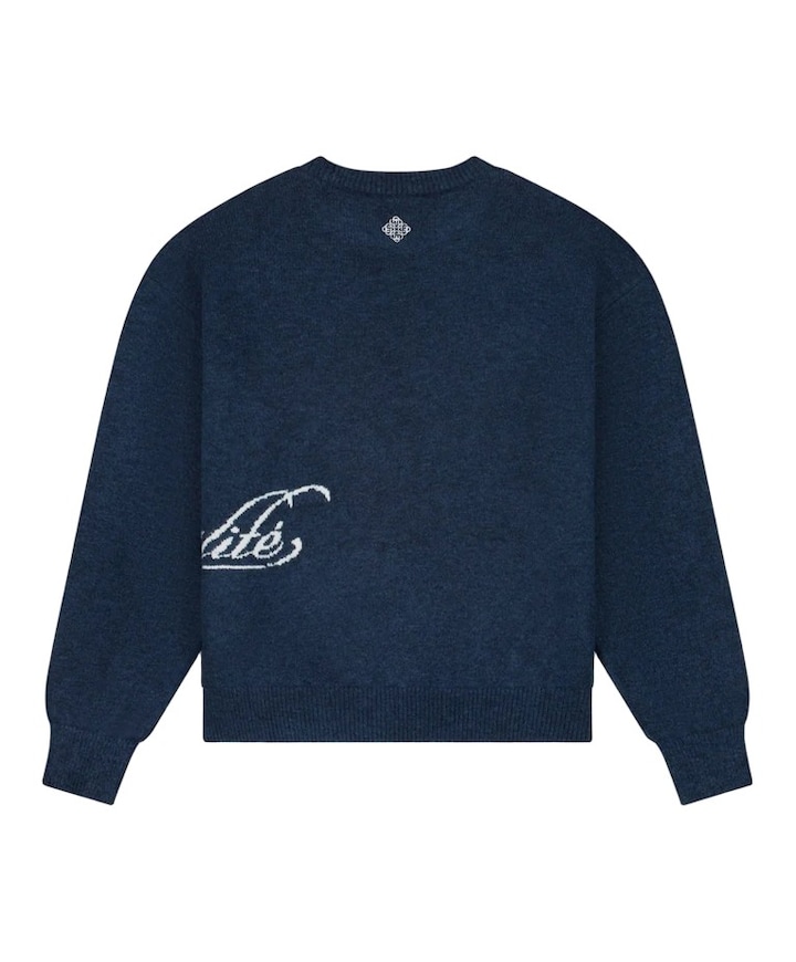 Uniseks sweater blauw