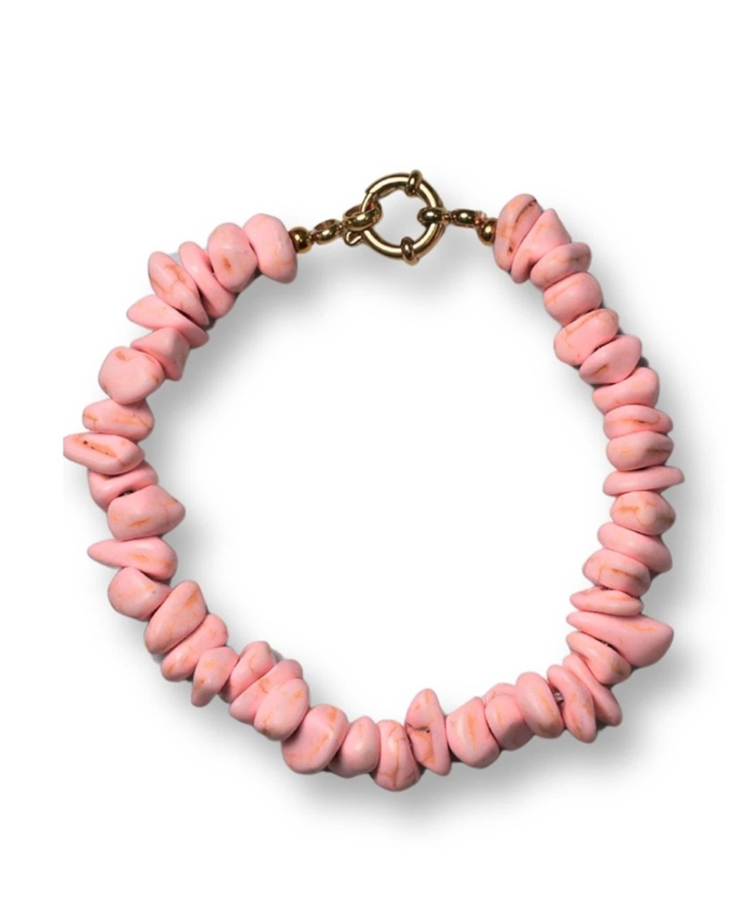 Dames armband roze
