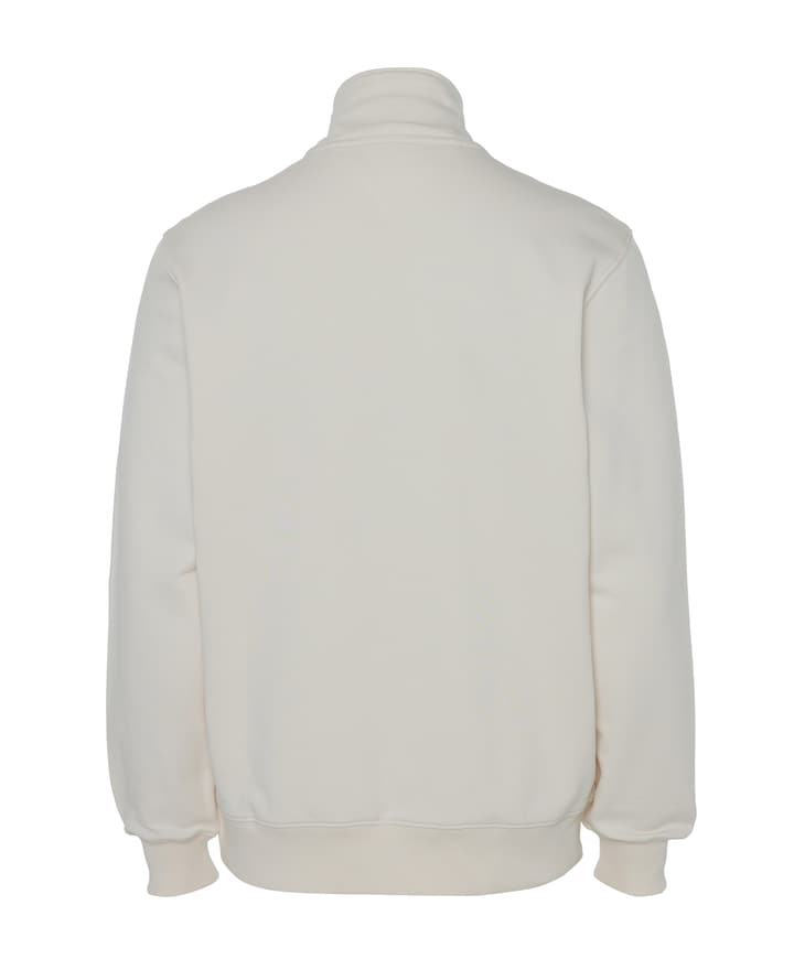 Heren trui met rits ecru