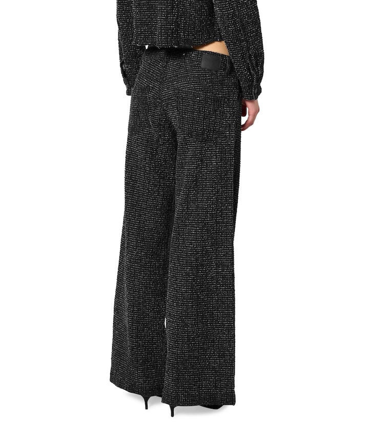 MWAmber 178 High X-Wide dames jeans zwart