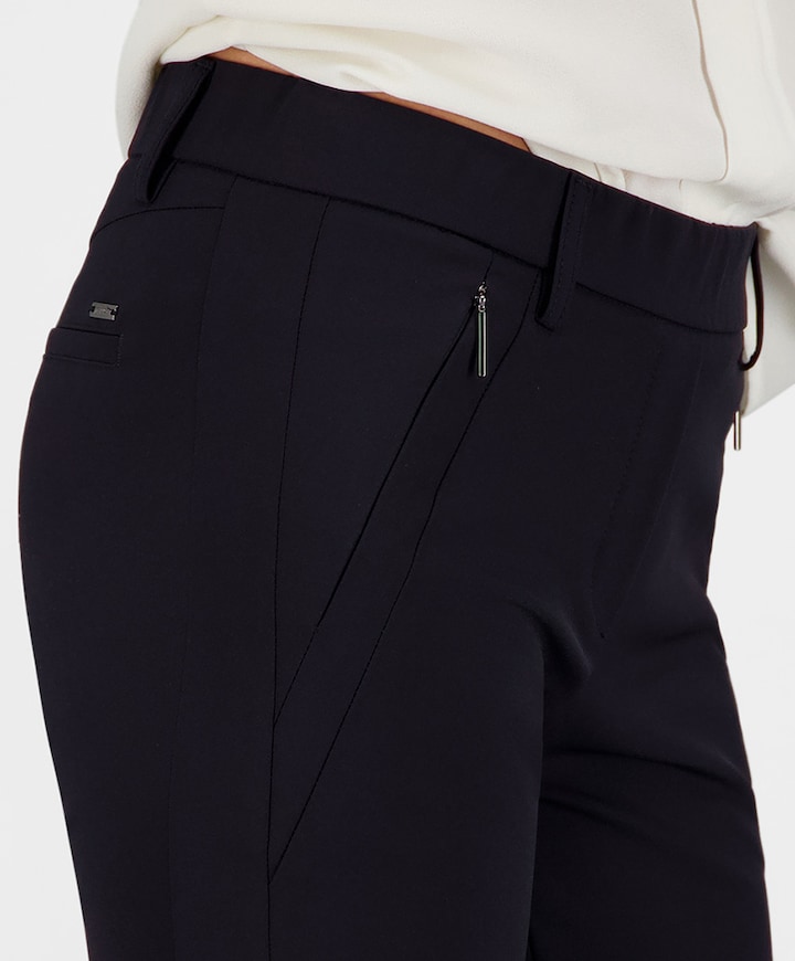 Pull On Slim dames broek blauw