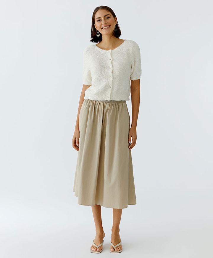 Dames rok beige