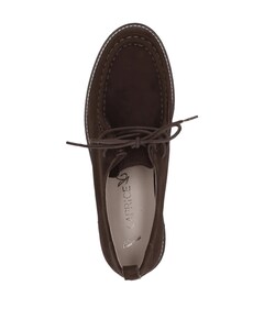 Lace-up dames loafers bruin
