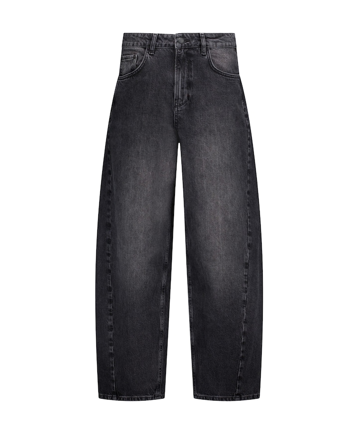 Frenkie balloon dames jeans grijs