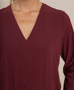 Dames longsleeve bordeaux