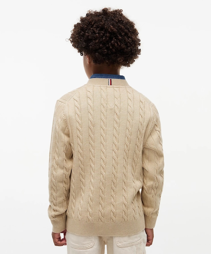 Jongens trui beige