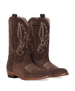 Country cuero meisjes laarzen bruin