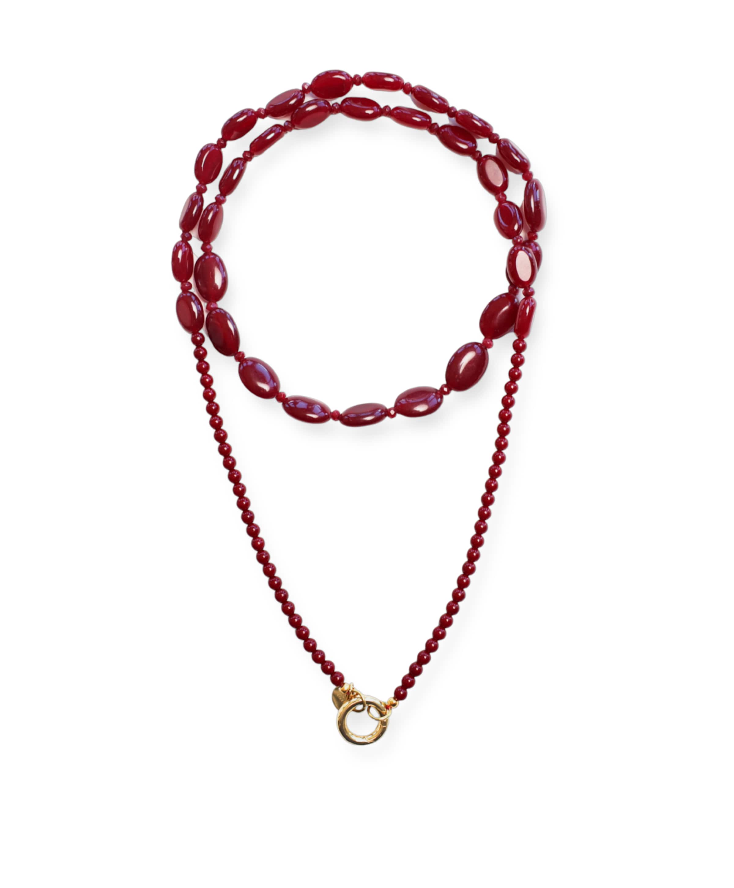 Dames ketting bordeaux