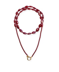 Dames ketting bordeaux