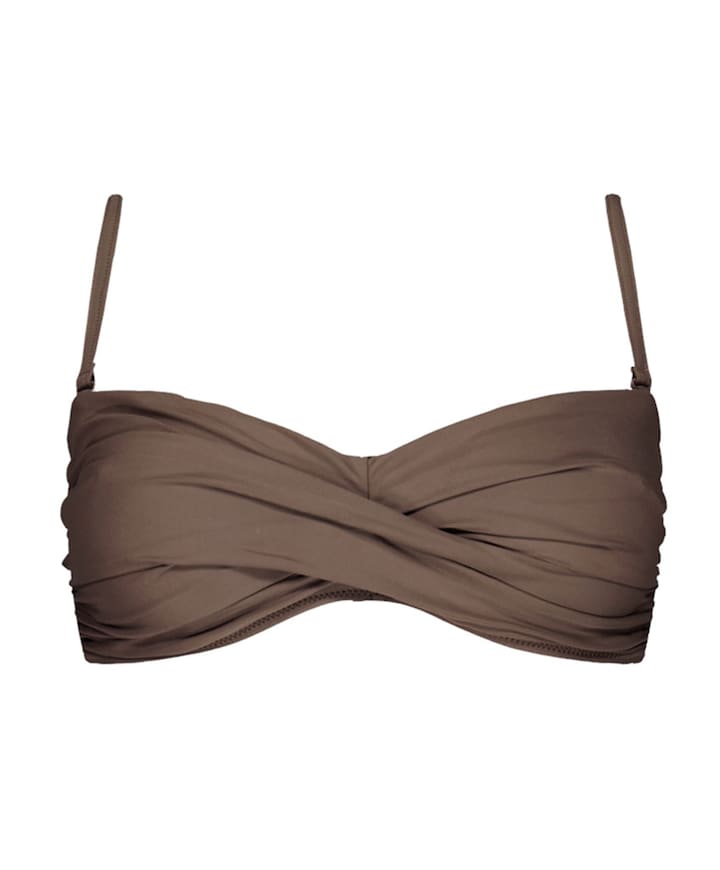 Dames bikinitop bruin