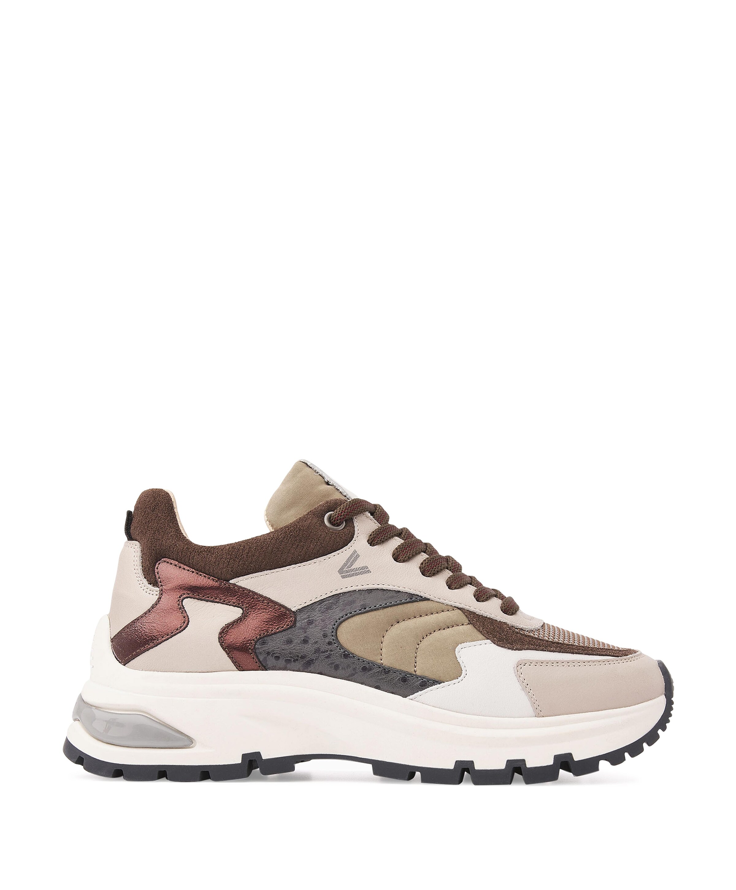 Liz Leighton dames sneakers beige