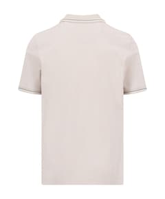 Heren polo beige