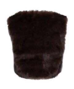 Dames gilet bruin