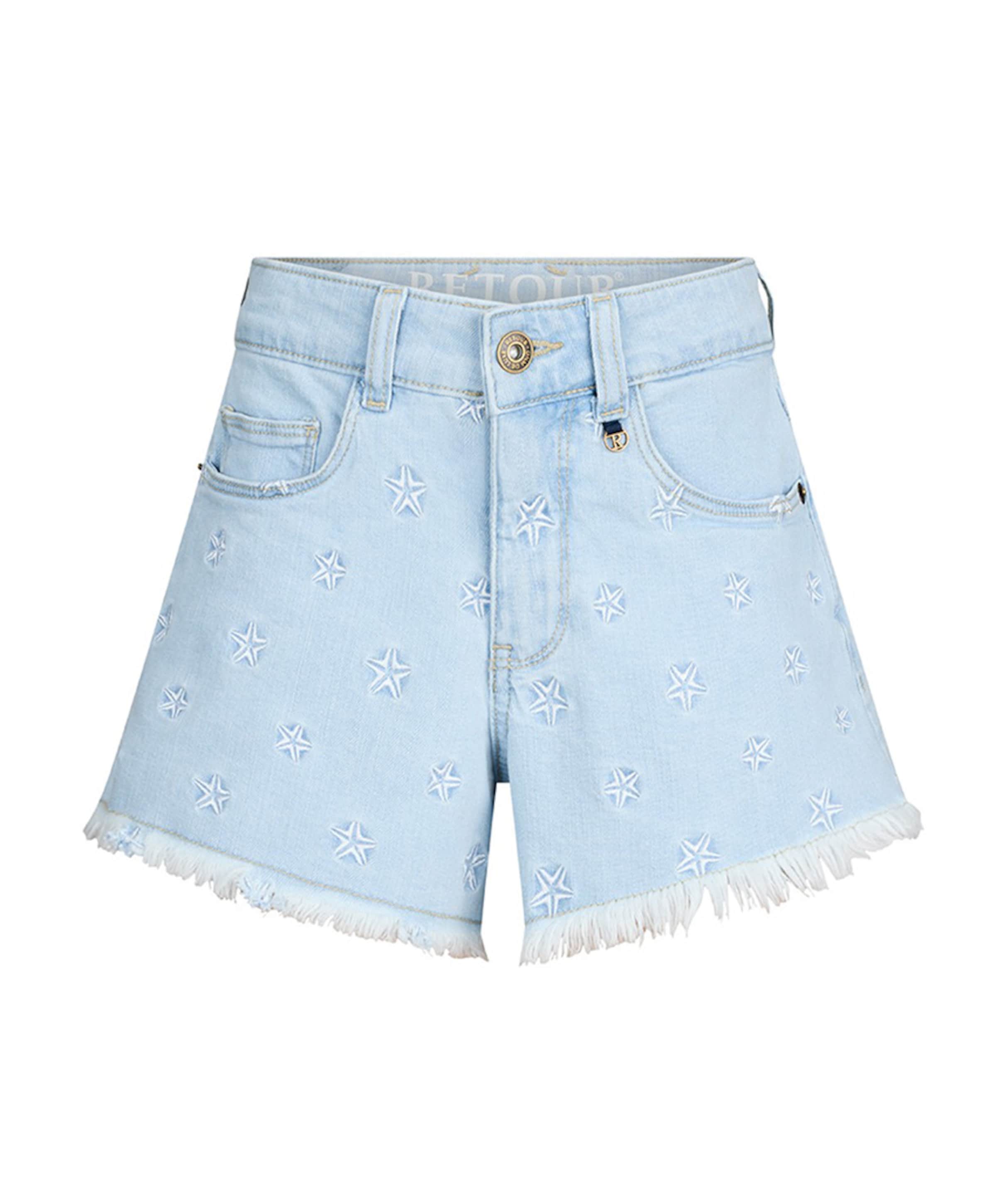 Xaja meisjes korte broek blauw