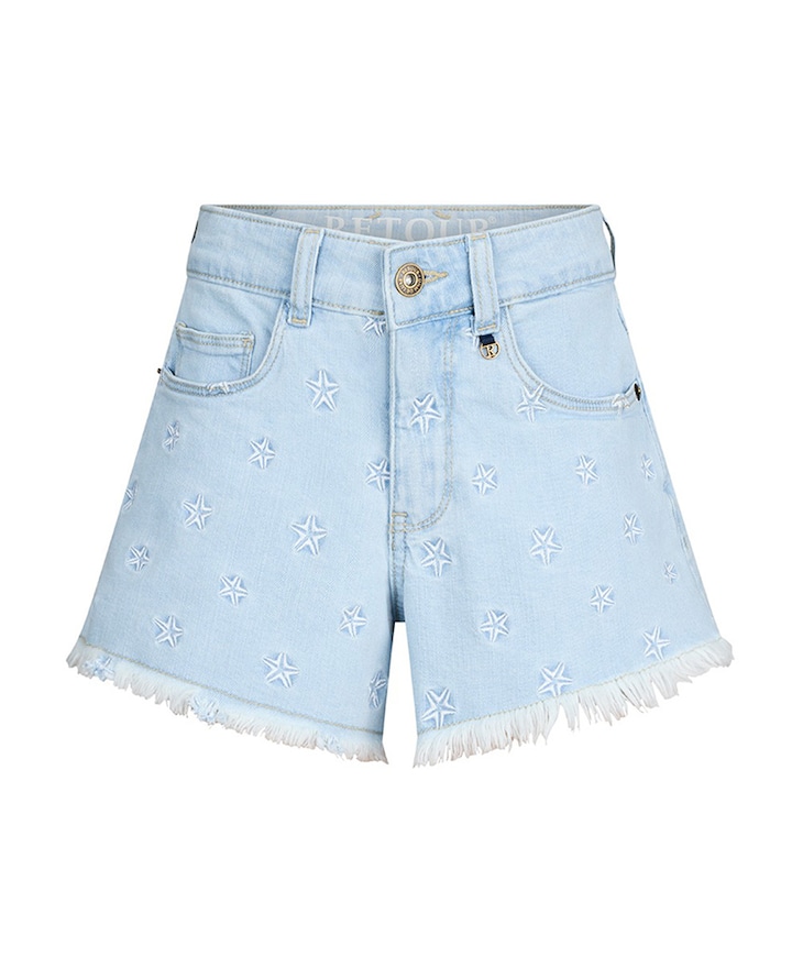 Xaja meisjes korte broek blauw