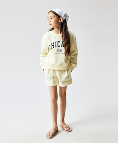 NKFFABIA SWEAT SHORTS BRU meisjes korte broek geel