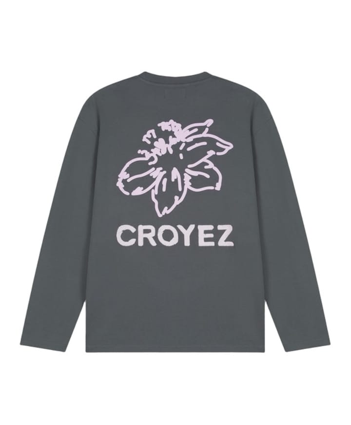 Heren longsleeve grijs