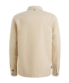 Heren overhemd lange mouw ecru