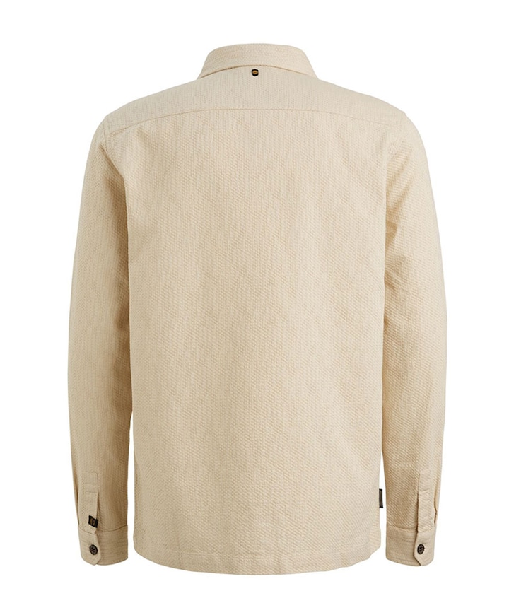 Heren overhemd lange mouw ecru