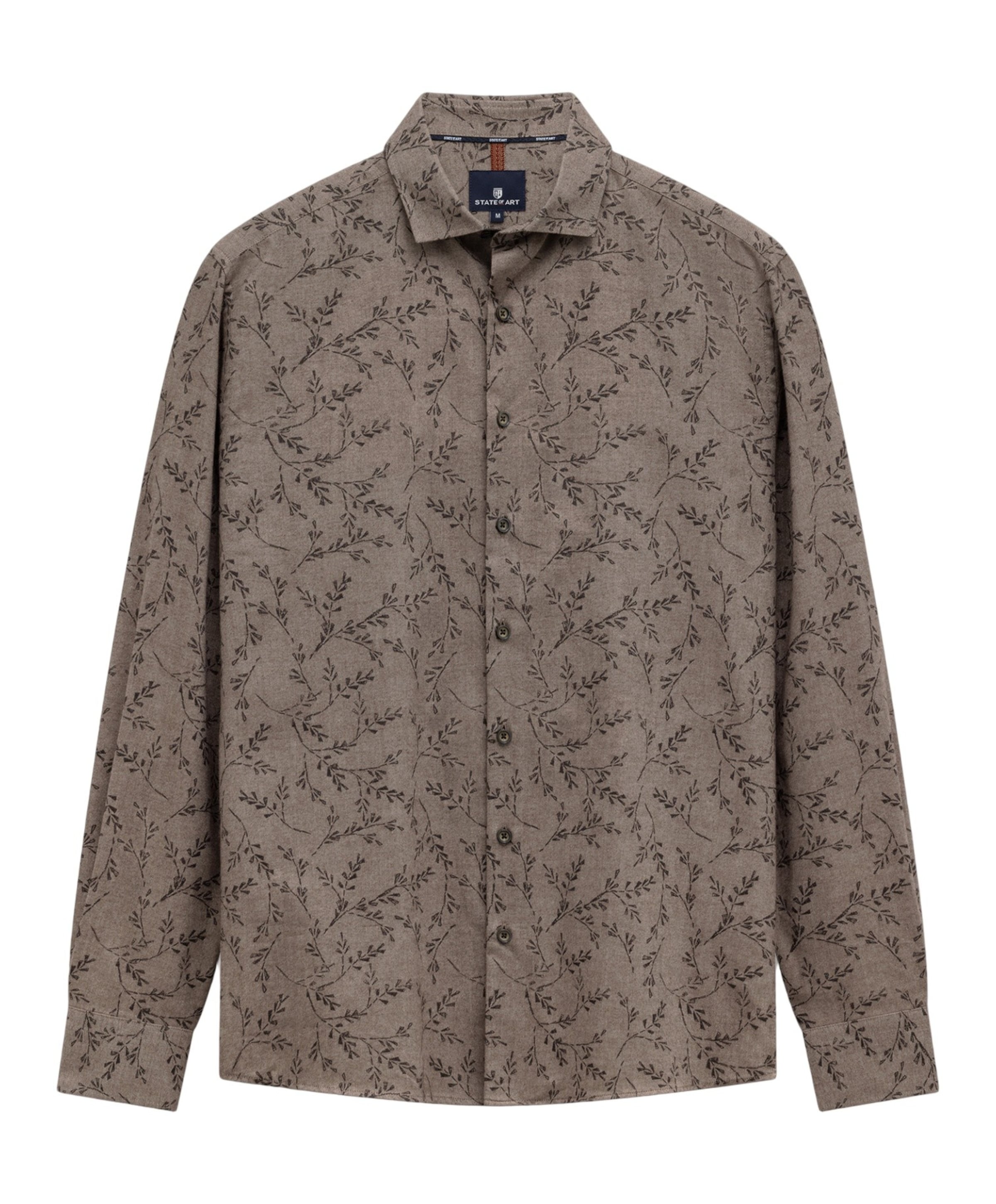 Heren overshirt bruin