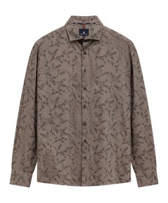 Heren overshirt bruin