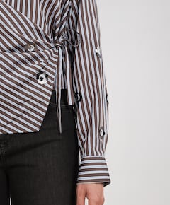 Dames blouse bruin