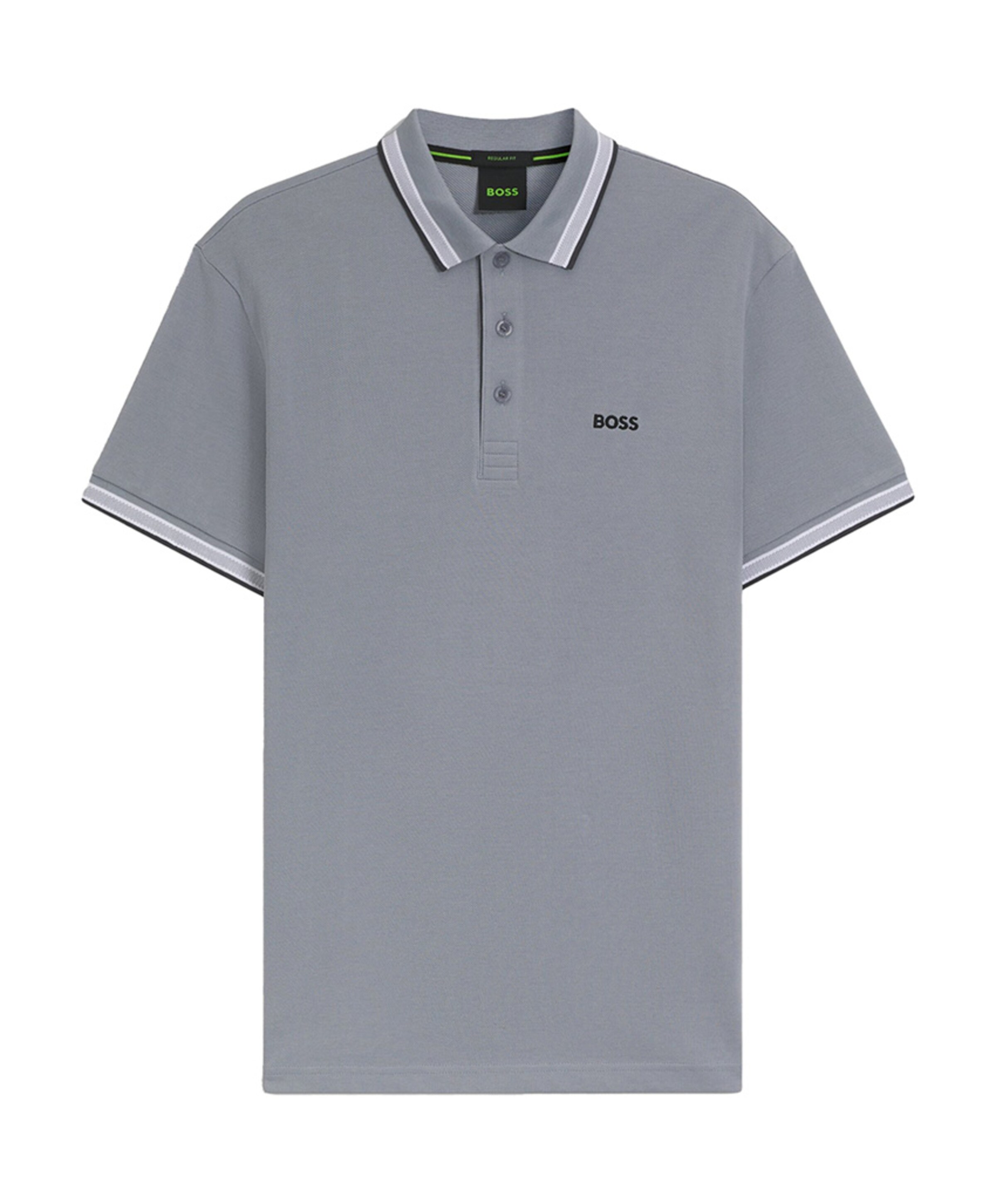Heren polo grijs