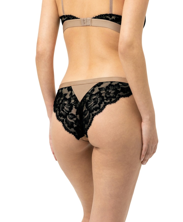 Dames string zwart