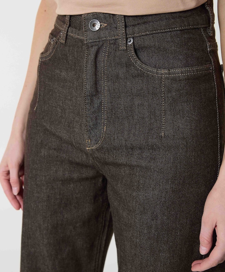 Liable dames jeans bruin