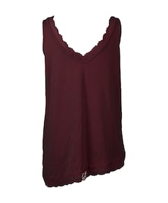 Dames top bordeaux