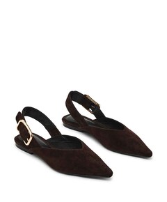 Sianna dames slingbacks bruin