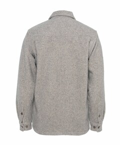 Heren overshirt grijs