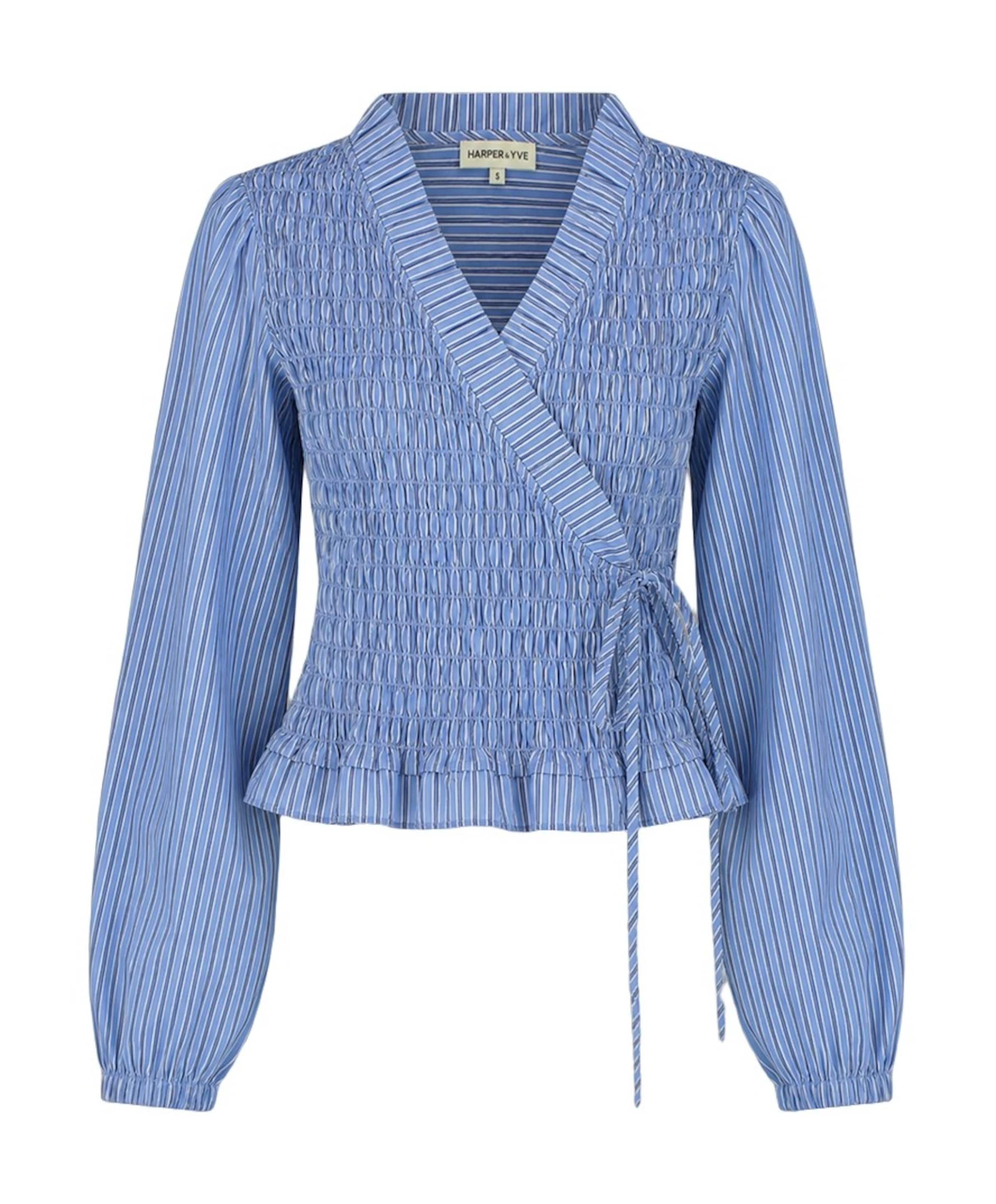 Dames blouse blauw