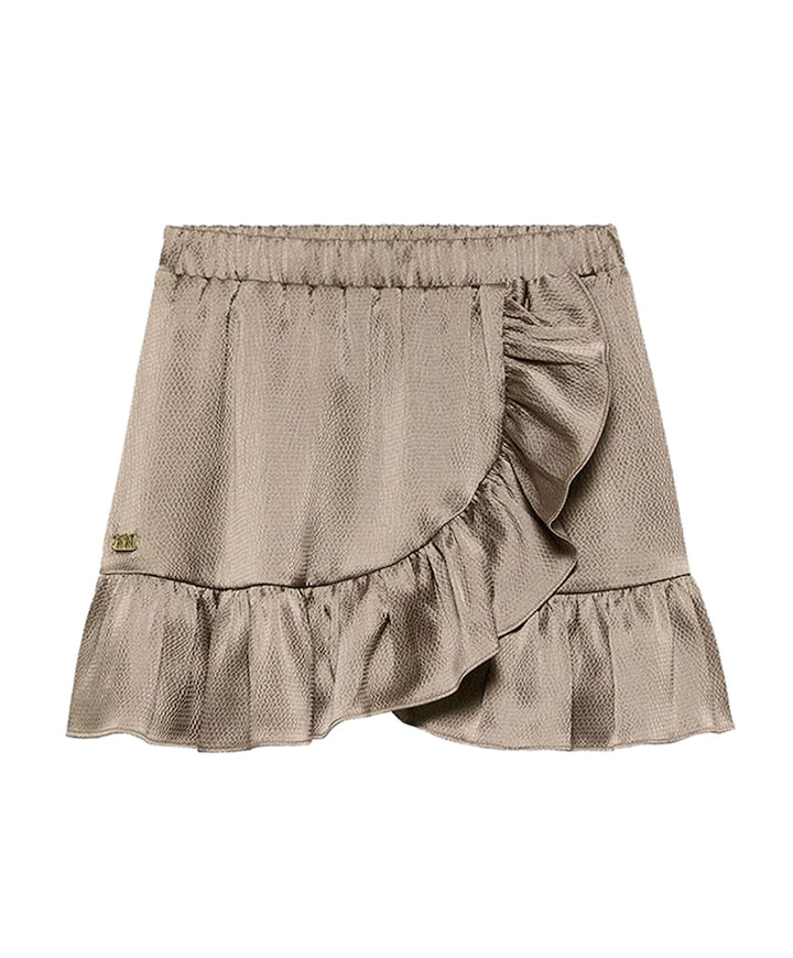 Meisjes rok beige