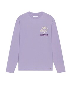 Heren longsleeve paars