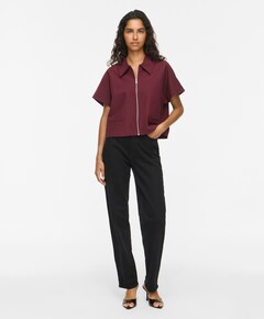 Dames vest bordeaux