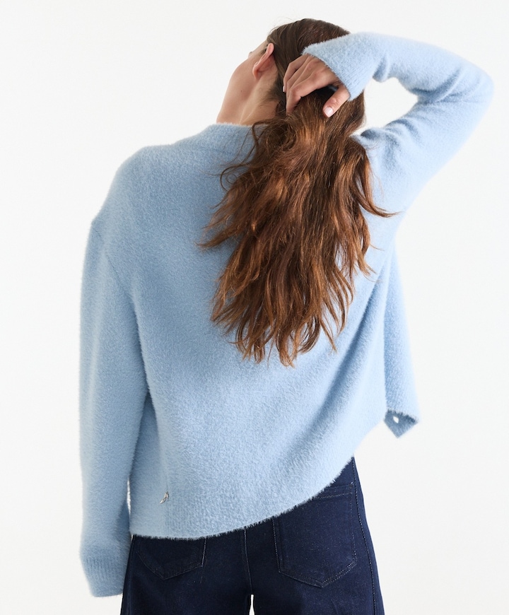Dames vest blauw