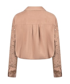 Dames blouse beige
