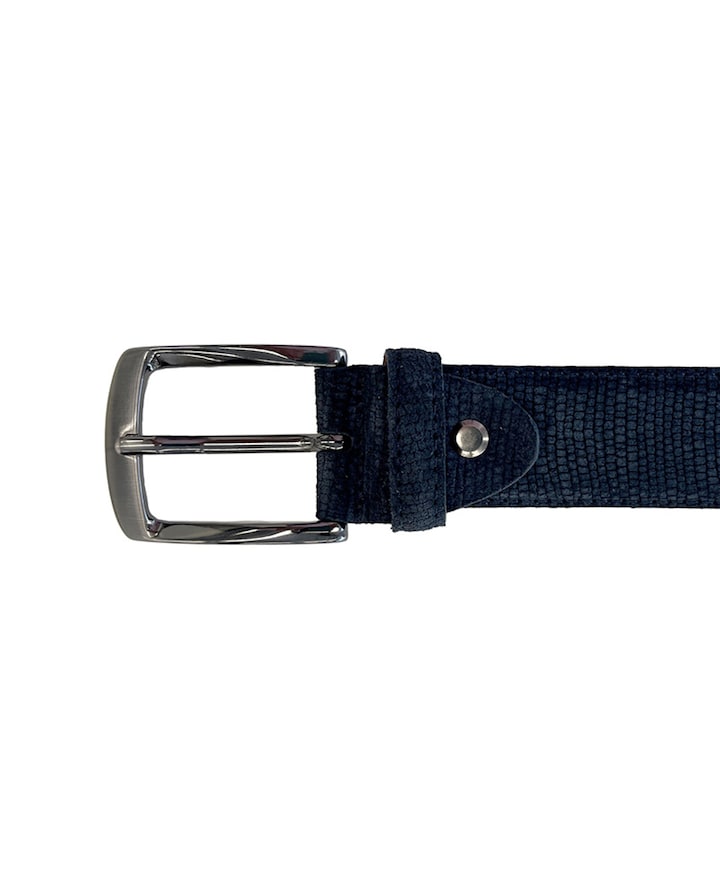 Heren riem blauw