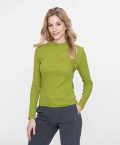 Dames longsleeve groen