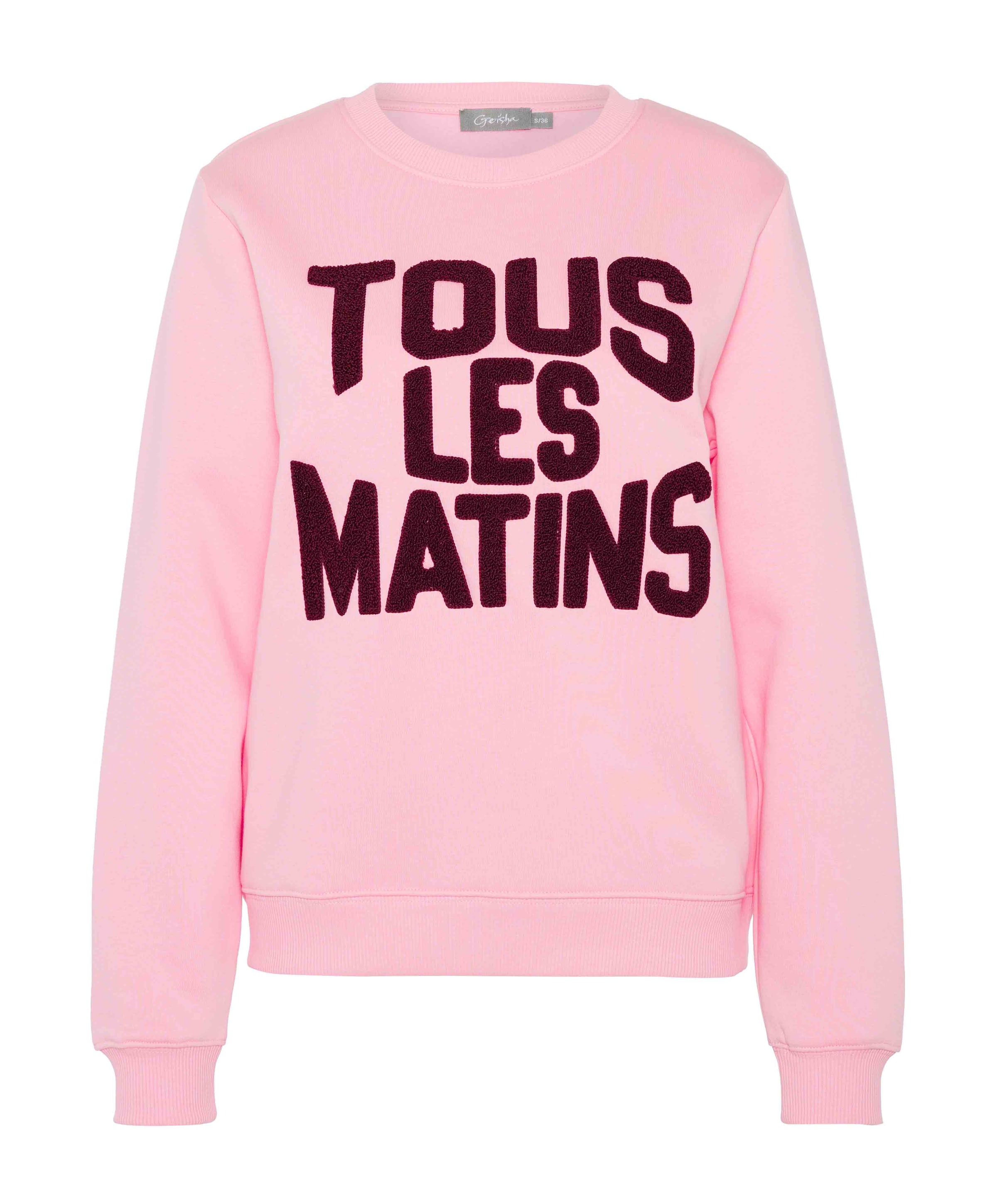 Dames sweater roze