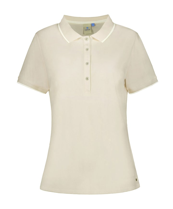 Dames polo beige