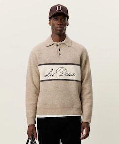 Heren polo beige